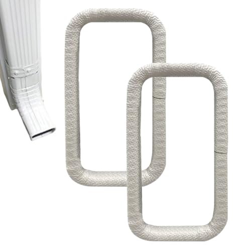 Miyanvuo Paraspruzzi Per Tubo Di Scarico - 2 Pezzi Copri Scarichi Protezione Grondaia - Di Drenaggio Pioggia Con Tubo Protettivo In Gomma Antintasante Per Giardino Cortile Patio