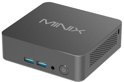 MINIX Mini PC NUC150 Intel N150, RAM DDR5 de 16 GB, SSD de 512 GB, pantalla triple 4K, USB-C, Ethernet 2.5G, Wi-Fi 6, BT5.2, Windows 11 Pro, mini computadora, ideal para negocios, trabajo remoto y
