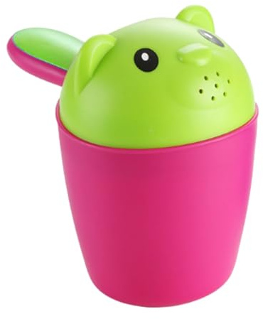 Taza de baño infantil - Práctica taza para enjuague de champú | Taazza para el baño de niños con mango ergonómico | Pulverizador de champú para bebés, apto para bambini e