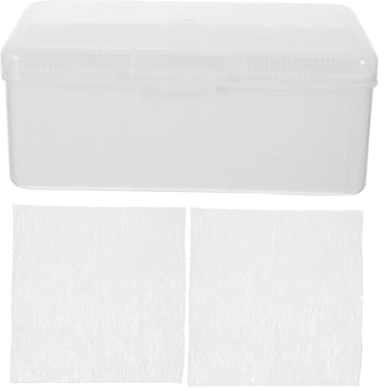 AUTSUPPL 1000 Stück Einweg Wattepads aus Vlies für Kosmetik und Make Up Fusselfrei Saugfähig für Nagelgel und Nagellackentferner Weiß Hygienisch Verpackt