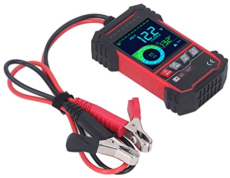 CHICIRIS Testeur de Batterie de Voiture 12 V 24 V 100-1999 Testeur de Charge CCA, Analyseur de Test D'alternateur Automobile pour Camion Marin, Outil de Diagnostic pour Ateliers de Réparation