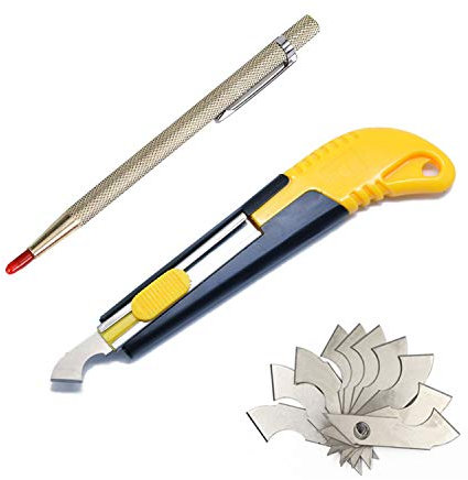 YouU 1 piezas Cortador de acrílico/Hojas de Placa acrílica Cortador multiusos con cuchilla de corte / 1 lápiz de grabado