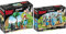 PLAYMOBIL Asterix 71160 Wildschweinjagd, Mit kippbarem Baum & Asterix 70934 Römertrupp bestehend aus Vier Römern mit Helmen, Schwertern und Schilden