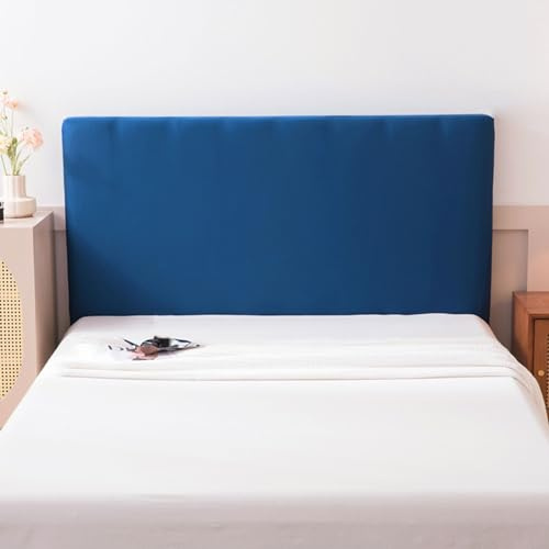 Copri Testata Letto Matrimoniale Singolo, Elastica Universale Copertura Testiera Letto EcoPelle/Imbottito/Legno/Tessuto Testiera Protezione Decorazione Fodera Antipolvere(Size:Lunghezza:150-170cm,Colo