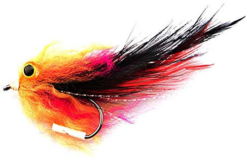 Evenden 1 Stück/Beutel Neue Forelle Regenbogenforelle Lachs Streamer Fly für Fliegenfischen Fliegen Größe 4# Haken