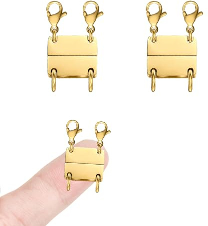 Layering Necklace Clasp Bracelet Layering Clasp Separator for Stackable Necklaces Buckle Necklace Clasps and Closures