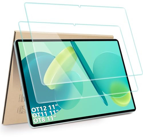 Hianjoo 2 Pcs Protector de Pantalla Compatible con OUKITEL OT12/OT11/OT8, Compatible con Teclast P50/P50S/T50HD/T50Max/T50Plus, Compatible con Blackview Tab 90/Tab 9 WiFi, Compatible con AGM Pad P2