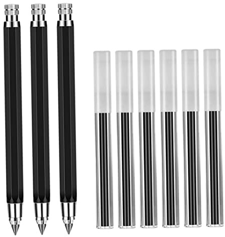 Mekaniska pennor set automatisk infällbar konst ritning pennor kit 5,6 mm