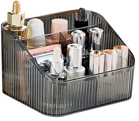 virkwuy Porta Trucchi Organizer, Organizer Trucchi, Portatrucchi Organizzatore Bagno, per Organizzare Mobili da Bagno, Scrivanie e Superfici Simili, Adatto per Riporre Cosmetici e Altri Oggetti
