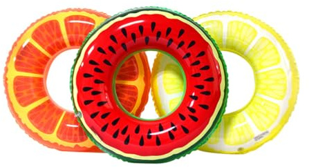 Zambuph 3x Anello da Nuoto - Piscina Gonfiabile Galleggiante Dimensioni per Bambini E Adulti Anello da Nuoto Circolare Galleggiante per Piscina in PVC Senza Perdite