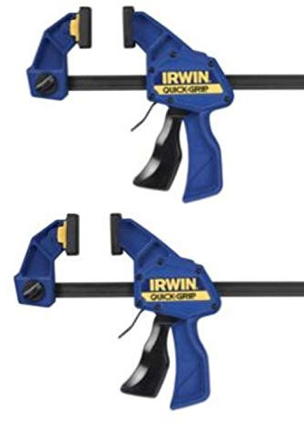 x2 Irwin Quick Grip Quick Change 300mm 12 Inch Bar Clamp Q/G5122QC XMS24CLAMPS