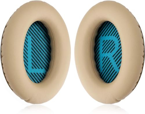 YOCOWOCO Ersatz Ohrpolster für Bose QC25 QC35 QC35 ii QC15 QC2/ Ae2 Ae2i Ae2w/ SoundTrue & SoundLink Around-Ear Kopfhörer Ohrpolster Ohrkissen für Bose Quietcomfort 25 Quietcomfort 35