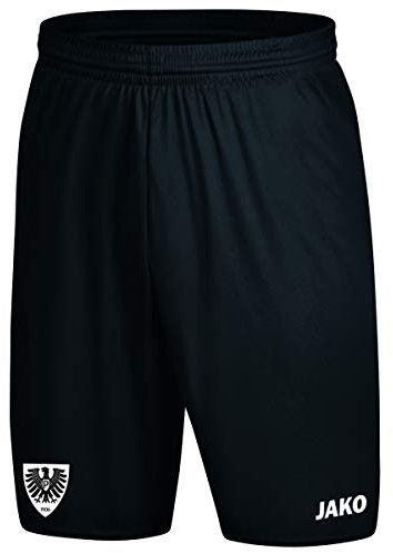 JAKO Herren Sc Preußen Münster Short Home, (Saison 19/20), schwarz, XXL, PM4419H