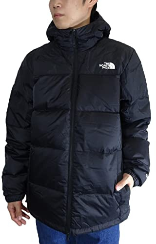 The North Face NF0A4M9LKX7 M Diablo Down Hoodie Maglia Lunga Uomo, Black-Black, Taglia M