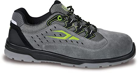 BETA 7317NA 39 - Scarpe in Pelle Scamosciata Traforata con Supporto di stabilità al Tallone