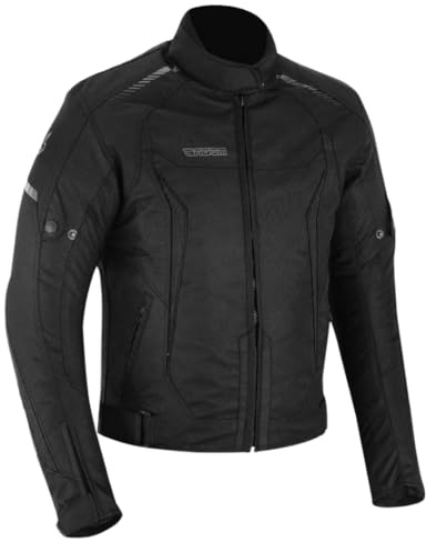 outletMOTARD Giacca Moto Uomo 4 Stagioni, Omologata CE, Riflettente, Impermeabile e Traspirante, Protezioni Schiena e Gomiti Incluse, Sicurezza e Comfort Tutto l’Anno