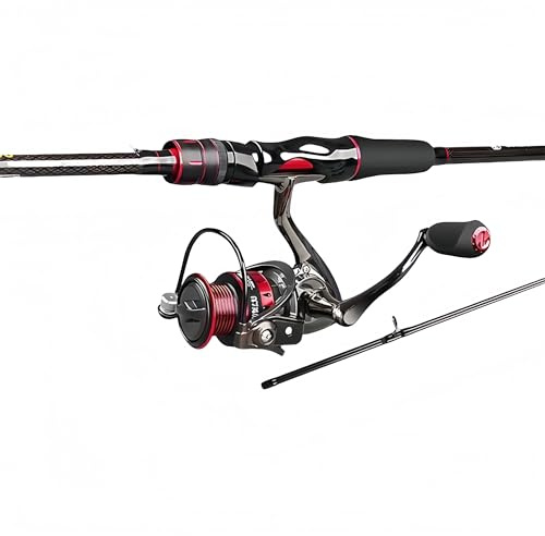 yacoxe Fishing rod，telescopic fishing rod，fishing rods for adults，Fishing rod starter kit, telescopic fishing rod and fishing kit set, fishing rod ， for ice, freshwater, streams, lakes, etc.(B,1.65m)
