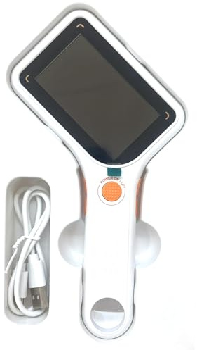 Microscopio digitale con messa a fuoco automatica Schermo da 3 pollici Ingrandimento 500X 8 luci LED dimmerabili Connettività USB C per l ' osservazione campioni Microscopio USB con messa a fuoco
