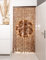 DEFACTO® Flauschvorhang Braun/Beige Mix Türvorhang 100x200cm Fliegenschutz 100% Made in Italy