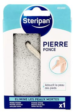 Steripan - Pierre Ponce - Adoucit La Peau Des Pieds - Élimine Les Peaux Mortes