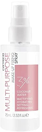 Multi-Purpose Make-Up Fixing Spray 3% Coconut Water CATRICE Fissatore Make Up Donna 75 ml Spray