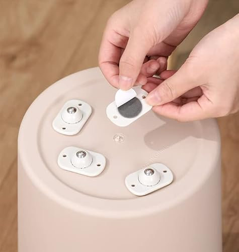 Rotelle Autoadesive,8 PCS Ruote a Sfera per Mobili,Rotelle a Sfera Mini Girevole,Con Perno 360 Gradi Ruote Autoadesive