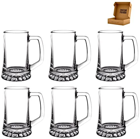 Pack 6 Jarras Cok - Envio 24h - Jarras de Cerveza Tradicionales para congelar - COK Amberes - Enviado por Cosecha Privada