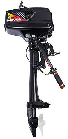 Acesunny 2 Takt 3.6PS Benzinmotor Außenbordmotor Außenborder Bootsmotor Wassergekühlt Außenbordermotoren für Boote Außenbordmotor Fischerboot Motor