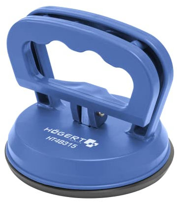 Högert Technik - Heavy Duty Saugheber - Saugnapf 40 kg - extra-starke Saug-Näpfe, Einzelsaugnapf wird beim Transport von Fensterglas, glatten Gegenständen und Keramikfliesen eingesetz