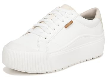 Dr. Scholl's Womens Time Off Sneaker White Smooth 5.5 M