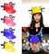 Creativo cappello da birra soda birra bere casco pigro bevanda cappello per eventi sportivi contenitore di birra tappo con tubo mani libere partito distributore di bevande cappello da bere(giallo)