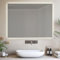 Specchio da Bagno retroilluminato Reversibile Aurora LED 70x80 Made in Italy