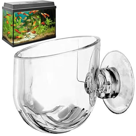 Cestas para Plantas de Estanque | Copas de Cultivo Acrílicas Transparentes con Ventosas - Accesorios Acuáticos para Propagación en Acuaterrarios