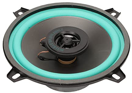 NOENNULL Altavoz de Audio para Automóvil Coaxial de 2 Vías, Rango Medio, 5 Parlantes Redondos, 100 W, Alta Sensibilidad, Fácil Instalación, Altavoz para Automóvil para Todos los Sistemas de Sonido del