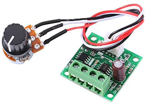 Regolatore Velocità PWM DC Modulo Controllo Motore 1.8V 3V 5V 6V 12V 2A con Morsetti