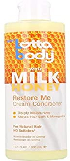 Lotta Body Milk Honey Restore Me Cream Conditioner 10 oz 300 ml