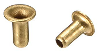 uxcell Rivetti cavi, Foro in rame cava Rivetti Grommets Circuit Board PCB 2mm x 4mm 200Pcs