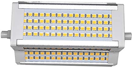 QLEE R7S LED Bulb 50W Light Dimmable 6000k Cool White Double Ended J118 J Type 118mm 4.64 LED Floodlight 5000LM Equivalent 500W Halogen Floor Standing Lamp 200 Degree Indoor and Outdoor