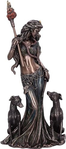 Nemesis Now Mythologische Hekate-Mondgöttin-Figur, Bronze, 34 cm