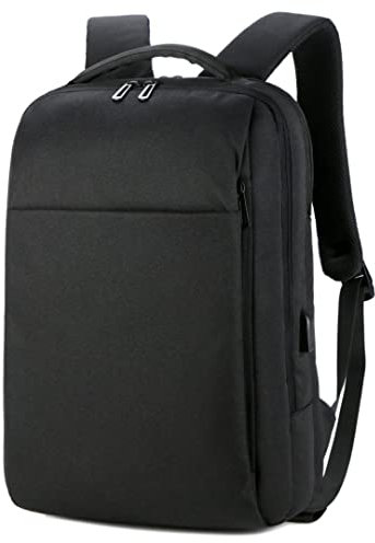 Nordace Bergen Backpack with USB Charging Port, Water Resistant - Lightweight Daily Laptop Backpack for Commute, School, Black, L, Travel Backpacks