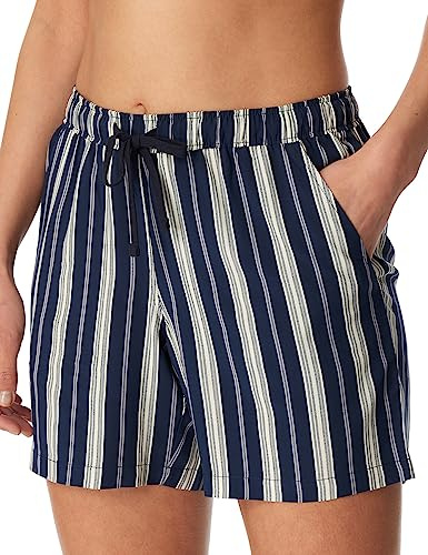 Schiesser Damen Schlafhose Kurz Webhose-Mix + Relax Pyjamaunterteil