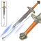 Swords and more Das Atlantean Schwert - Dekoversion, Conan der Barbar Schwert, Conan, Metall Schwert 98,8cm Gesamtlänge, Film Merchandise Deko Schwert