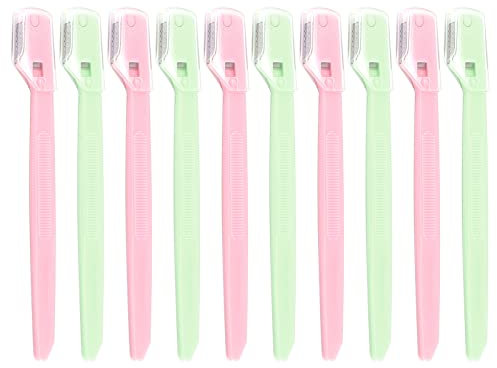 10PCS Small Eyebrow Shaver Eyebrow Razor Small Head Eyebrow Face Razors Dermaplaning Blades for Face Shavers Eyebrow Razors Shaper Face Shaving Blade Women Face Shavers for Women