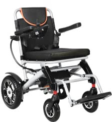 Angel Mobility Electric Power Lightweight Aluminium Folding Wheelchair Portable Travel Powerchair