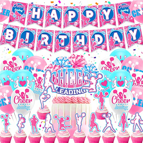 Cheerleader, forniture per feste di compleanno, decorazione per feste di compleanno per cheerleader, palloncini per feste di compleanno, feste di ginnastica