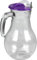 Clear Thick Transparent Glass Jug Serving Table Decanter (Lavender 1.8L)