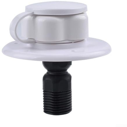 Entrée d'eau 19 mm avec clapet anti-retour pour camping-car, pour alimentation en eau douce