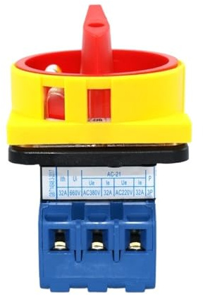 1 pz SZD11-32/300010 32A Interruttore di sezionamento a 2 posizioni con pannello di lucchetto Interruttore di commutazione del carico 3 poli