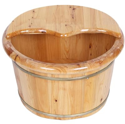 Vasca da bagno in legno per il relax, ideale per sauna, spa, bagno e uso esterno, perfetta per la casa, il benessere e la cura di sé