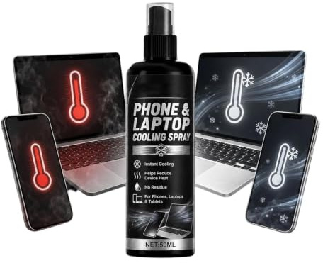 Mobiltelefoner Kylspray 100 ml Universell Kylande Vätska | Elektronisk solskyddsspray För Dagligt Bruk I , Kontor, Dator, Tangentbord, Skärm, , Skrivbord, Och Metall